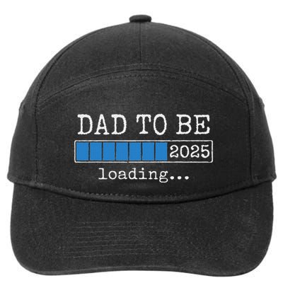 Dad To Be 2025 Dad Est 2025 Daddy To Be Promoted To Daddy 7-Panel Snapback Hat
