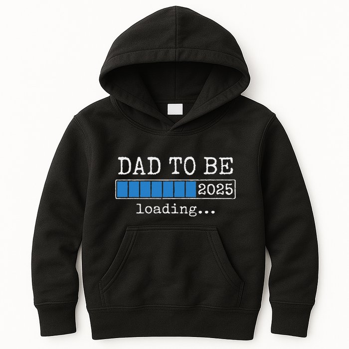 Dad To Be 2025 Dad Est 2025 Daddy To Be Promoted To Daddy Kids Hoodie