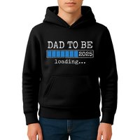Dad To Be 2025 Dad Est 2025 Daddy To Be Promoted To Daddy Kids Hoodie