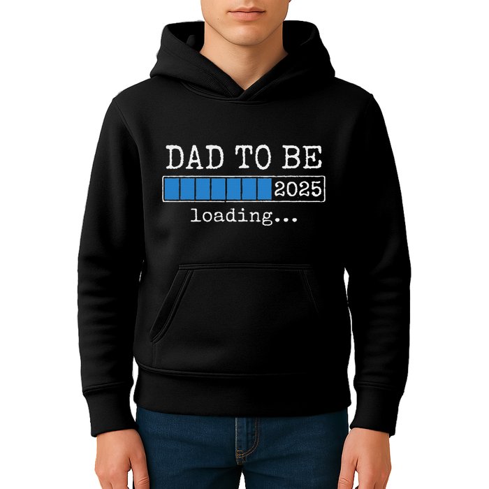 Dad To Be 2025 Dad Est 2025 Daddy To Be Promoted To Daddy Kids Hoodie