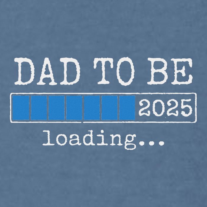 Dad To Be 2025 Dad Est 2025 Daddy To Be Promoted To Daddy Garment-Dyed Sweatshirt
