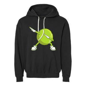 Dabbing Tennis Ball Funny Dab Dance Racket Game Outfit Garment-Dyed Fleece Hoodie