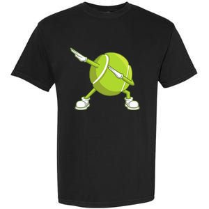 Dabbing Tennis Ball Funny Dab Dance Racket Game Outfit Garment-Dyed Heavyweight T-Shirt