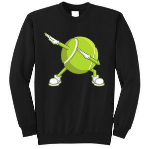 Dabbing Tennis Ball Funny Dab Dance Racket Game Outfit Sweatshirt