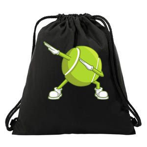 Dabbing Tennis Ball Funny Dab Dance Racket Game Outfit Drawstring Bag