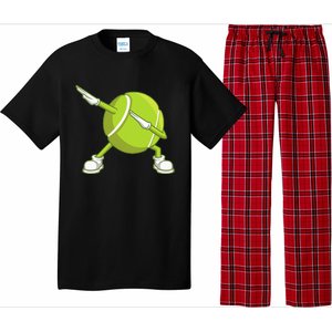 Dabbing Tennis Ball Funny Dab Dance Racket Game Outfit Pajama Set