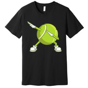 Dabbing Tennis Ball Funny Dab Dance Racket Game Outfit Premium T-Shirt