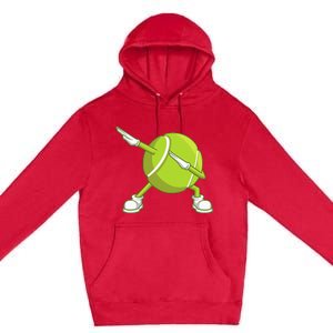 Dabbing Tennis Ball Funny Dab Dance Racket Game Outfit Premium Pullover Hoodie