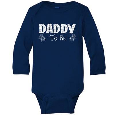 Daddy To Be Mummy Halloween Theme Pregnancy Announcet Funny Gift Baby Long Sleeve Bodysuit