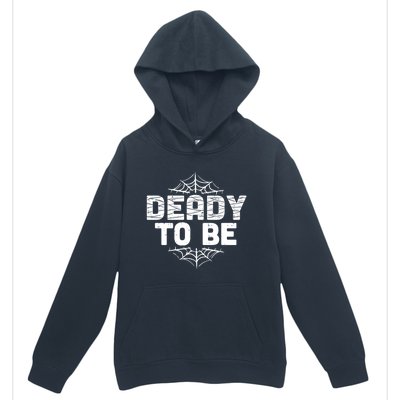 Deady To Be Soon New Dad Halloween Pregnancy Announcet Cool Gift Urban Pullover Hoodie