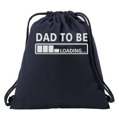 Dad To Be Loading Drawstring Bag