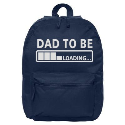 Dad To Be Loading 16 in Basic Backpack