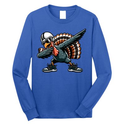 Dabbing Turkey Bowl Football Thanksgiving Gift Long Sleeve Shirt