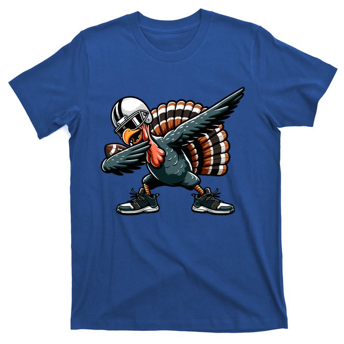 Dabbing Turkey Bowl Football Thanksgiving Gift T-Shirt