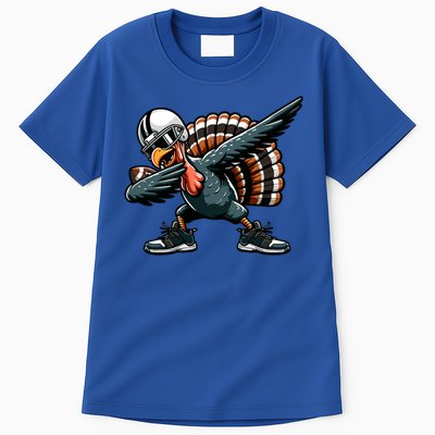 Dabbing Turkey Bowl Football Thanksgiving Gift Tall T-Shirt