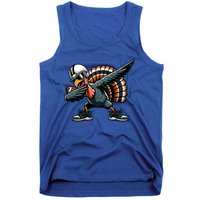 Dabbing Turkey Bowl Football Thanksgiving Gift Tank Top