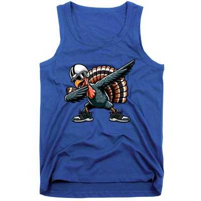 Dabbing Turkey Bowl Football Thanksgiving Gift Tank Top