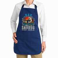 Dad To Be 2025 Dad Saurus Dinosaur Promoted To Daddy 2025 Apron