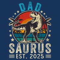 Dad To Be 2025 Dad Saurus Dinosaur Promoted To Daddy 2025 Apron