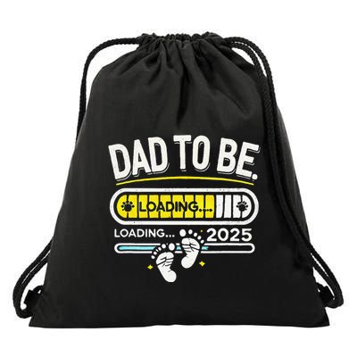 Dad To Be 2025 Loading Drawstring Bag
