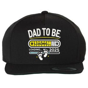 Dad To Be 2025 Loading Wool Snapback Cap