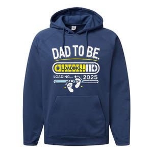 Dad To Be 2025 Loading Performance Fleece Hoodie