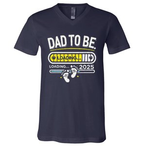 Dad To Be 2025 Loading V-Neck T-Shirt