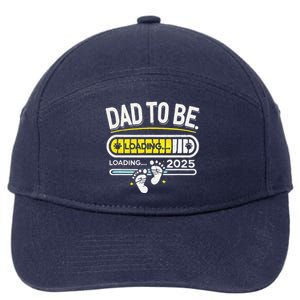 Dad To Be 2025 Loading 7-Panel Snapback Hat