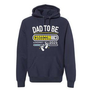 Dad To Be 2025 Loading Premium Hoodie