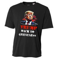 Donald Trump Back To Greatness President Trump 2024 Cooling Performance Crew T-Shirt