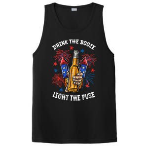 Drink The Booze Light The Fuse Fireworks PosiCharge Competitor Tank