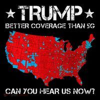Donald Trump Better Coverage Than 5g Can You Hear Us Now Full-Length Apron With Pockets
