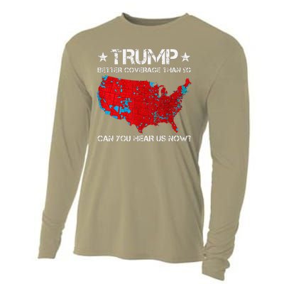 Donald Trump Better Coverage Than 5g Can You Hear Us Now Cooling Performance Long Sleeve Crew