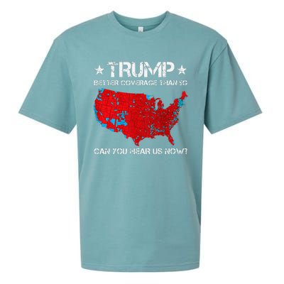 Donald Trump Better Coverage Than 5g Can You Hear Us Now Sueded Cloud Jersey T-Shirt