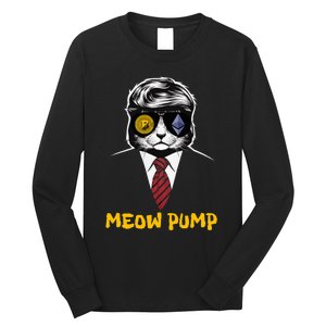 Donald Trump Bitcoin Crypto Pump 2024 Long Sleeve Shirt