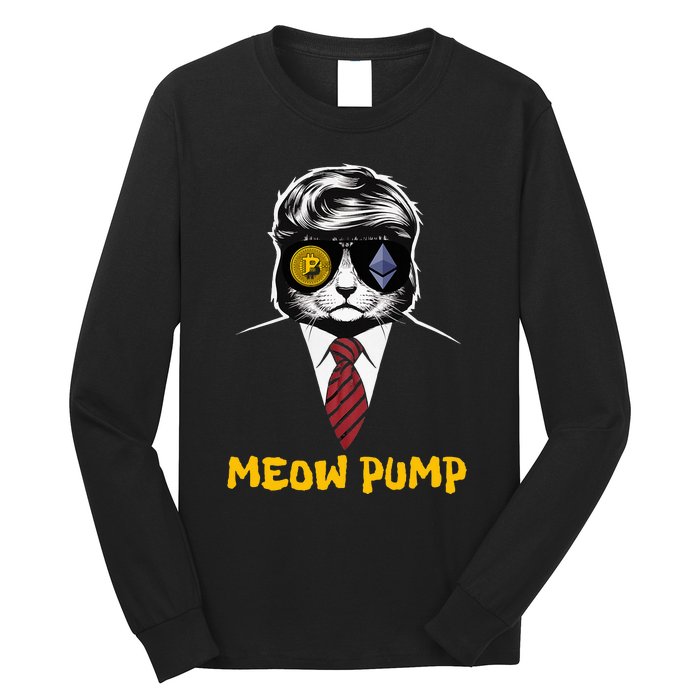 Donald Trump Bitcoin Crypto Pump 2024 Long Sleeve Shirt