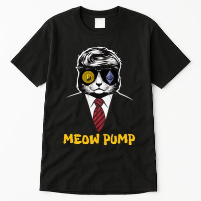 Donald Trump Bitcoin Crypto Pump 2024 Tall T-Shirt