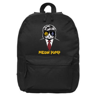 Donald Trump Bitcoin Crypto Pump 2024 16 in Basic Backpack