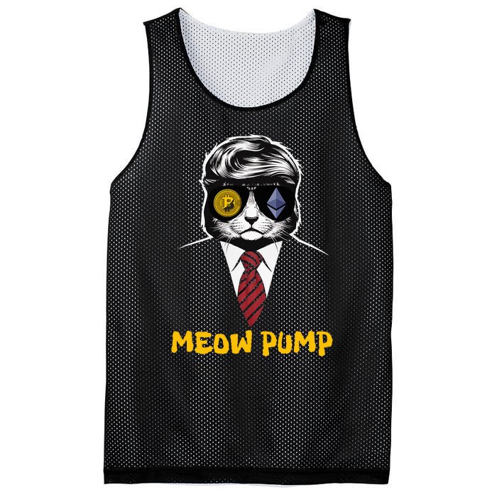 Donald Trump Bitcoin Crypto Pump 2024 Mesh Reversible Basketball Jersey Tank