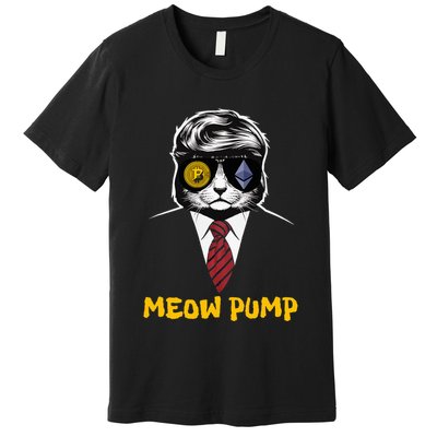 Donald Trump Bitcoin Crypto Pump 2024 Premium T-Shirt