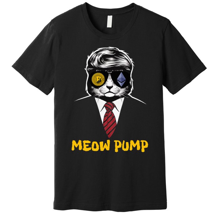 Donald Trump Bitcoin Crypto Pump 2024 Premium T-Shirt