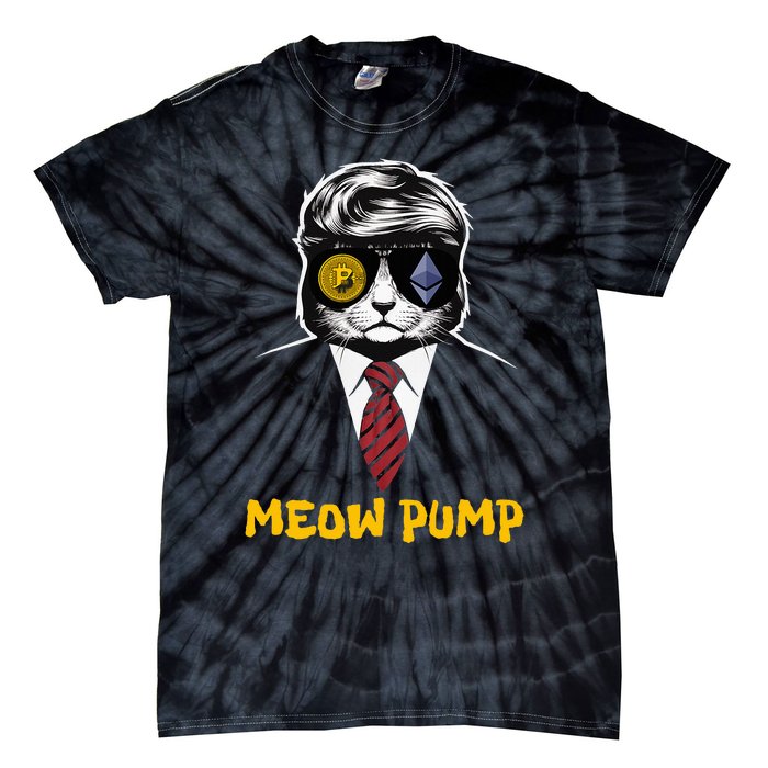 Donald Trump Bitcoin Crypto Pump 2024 Tie-Dye T-Shirt