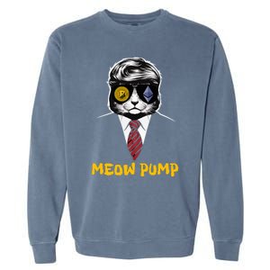 Donald Trump Bitcoin Crypto Pump 2024 Garment-Dyed Sweatshirt