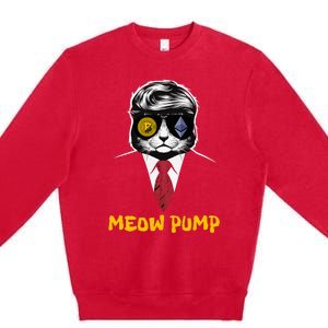 Donald Trump Bitcoin Crypto Pump 2024 Premium Crewneck Sweatshirt