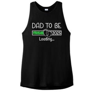 Dad To Be 2025 Dad Loading 2025 Father Expect Baby 2025 Ladies PosiCharge Tri-Blend Wicking Tank