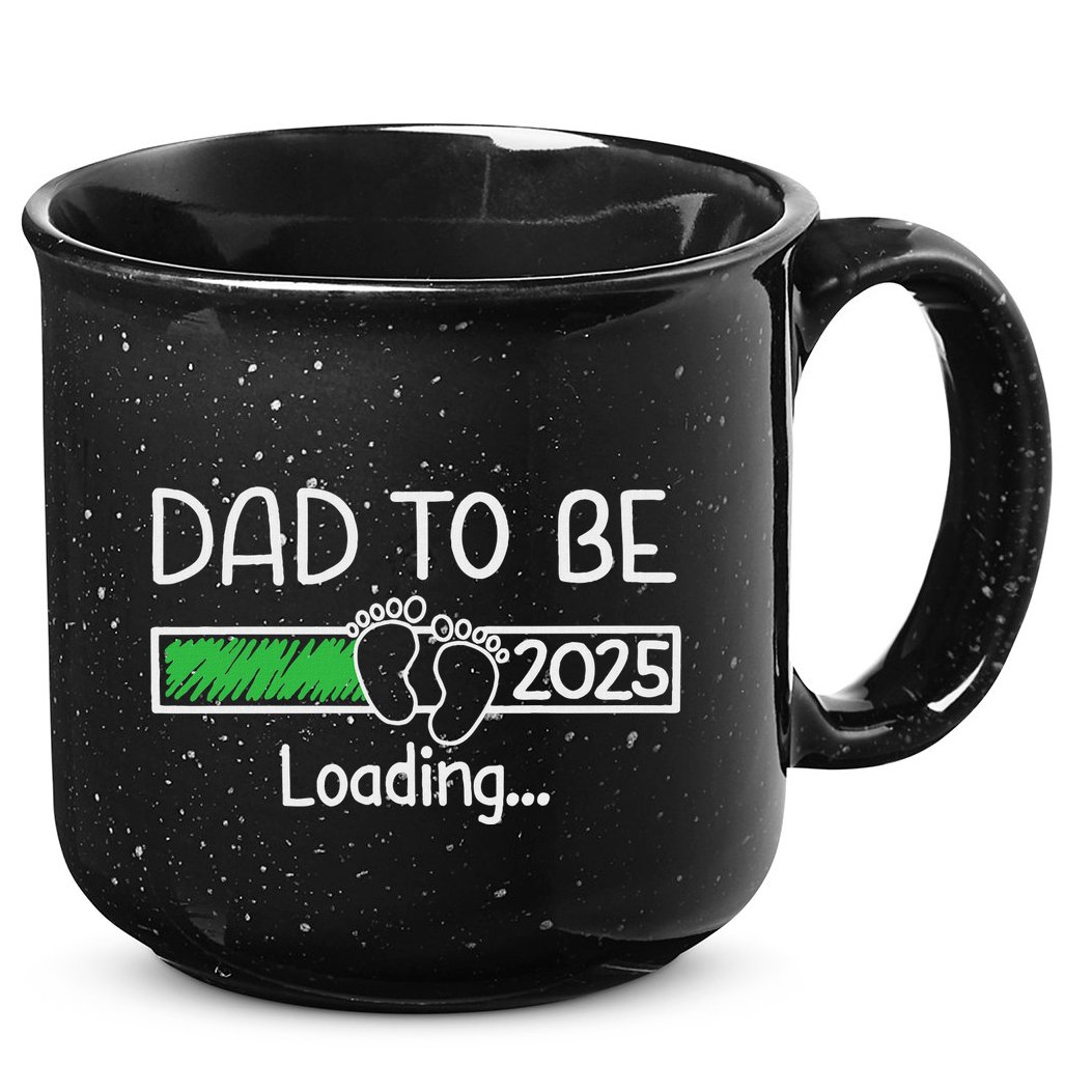 Dad To Be 2025 Dad Loading 2025 Father Expect Baby 2025 15oz Campfire Ceramic Mug