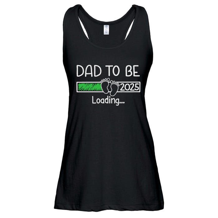 Dad To Be 2025 Dad Loading 2025 Father Expect Baby 2025 Ladies Essential Flowy Tank