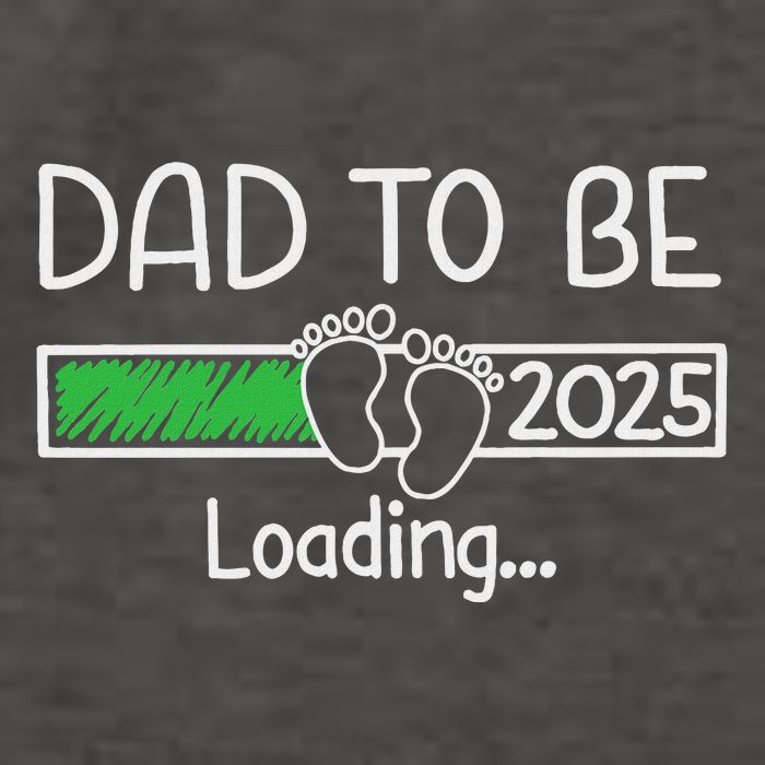 Dad To Be 2025 Dad Loading 2025 Father Expect Baby 2025 Vector Backpack
