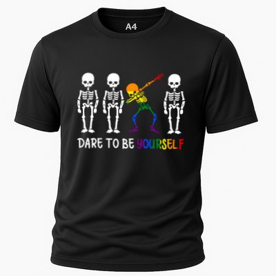 Dare To Be Yourself Autism Awareness Cute Lgbt Pride Funny Gift Performance Shirt