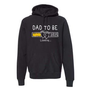 Dad To Be 2025 Dad Est 2025 Daddy To Be Promoted To Daddy Premium Hoodie